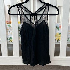 ASTR black racerback tank top